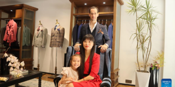 Feature: Italian fashion designer builds dream life on east China island