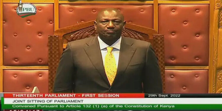 Recently-elected Kenya President addresses Parliament