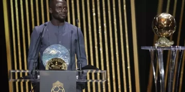 Senegalese Mané wins Socrates Award, finishes 2nd in Ballon d’Or