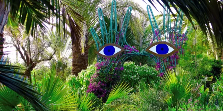 Moroccan paradise teems with plants and art