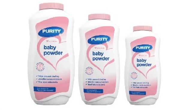 WARNING: Recall of Purity Essentials Baby Powder from South Africa shops for health reasons