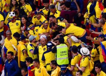 Ecuador fans chant ‘we want beer’ while Qatar’s leave opening loss early