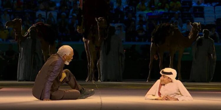 Opening ceremony scenes  #FIFAWorldCup