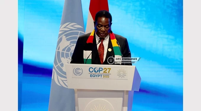 President Mnangagwa statement at the Sharm El-Sheikh Climate Implementation Summit