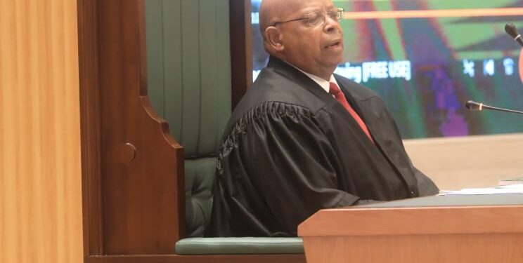 President Mnangagwa attends budget presentation by Finance and Economic Development Minister Professor Mthuli Ncube, at New Parliament Building in Mt Hampden, this afternoon