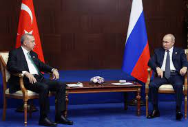 Putin, Erdogan discuss grain export deal over phone