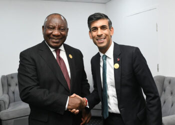 Ramaphosa takes sanctions fight to UK