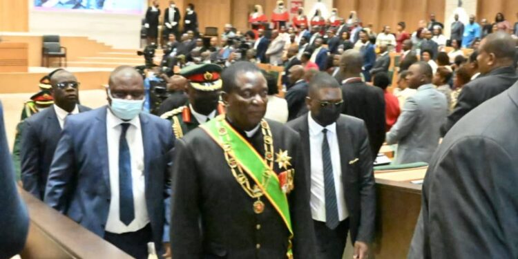 Opening of the Fifth Session of the Ninth Parliament of the Republic of Zimbabwe at the New Parliament Building in Mt Hampden on 23 November 2022