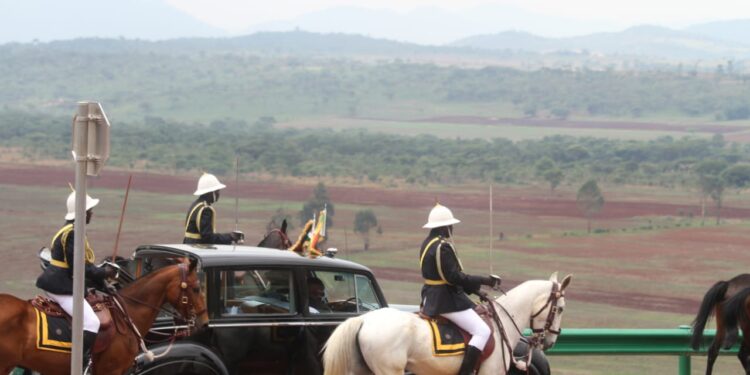 Opening of the Fifth Session of the Ninth Parliament of the Republic of Zimbabwe at the New Parliament Building in Mt Hampden on 23 November 2022