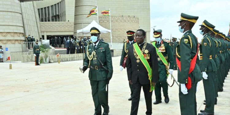 Opening of the Fifth Session of the Ninth Parliament of the Republic of Zimbabwe at the New Parliament Building in Mt Hampden on 23 November 2022
