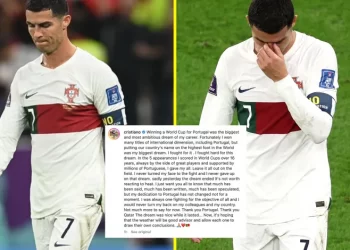 CR7 posts emotional statement after World Cup elimination