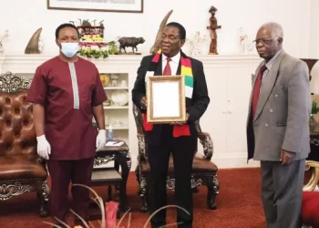 President hands over artefact to Museum of African Liberation