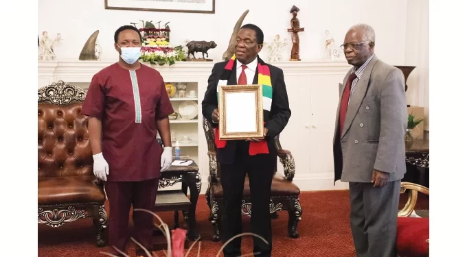 President hands over artefact to Museum of African Liberation