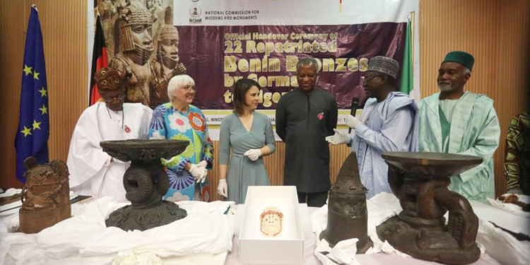 Germany hands over 22 artifacts looted by British colonists to Nigeria
