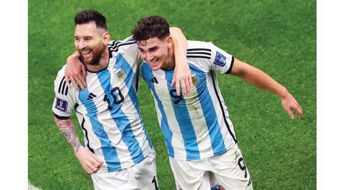 MESSI INSPIRES ARGENTINA