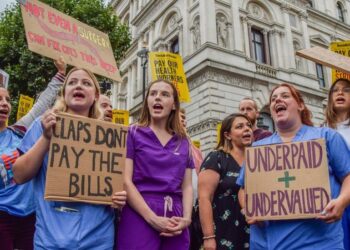 Largest nursing strike in NHS history starts