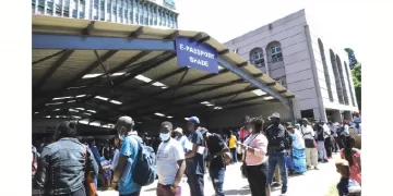 Passports office deals with huge demand