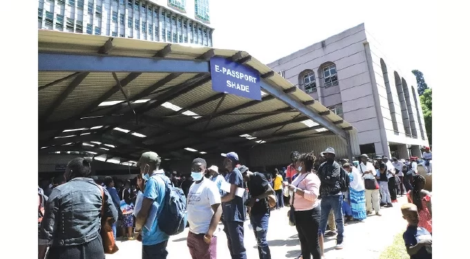 Passports office deals with huge demand