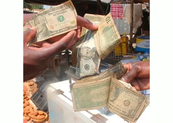 Making a living from tattered US dollar bills