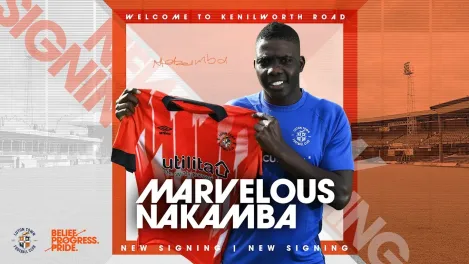 Breaking: Marvelous Nakamba completes his switch to Luton Town