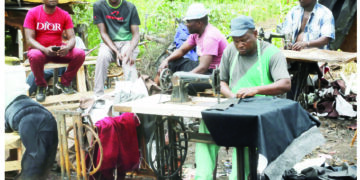 Like a phoenix…Outspan traders back at work after inferno