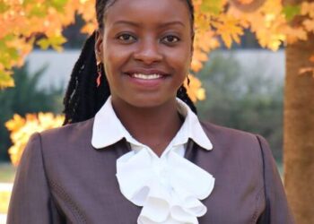 Young crop scientist providing relief to farmers