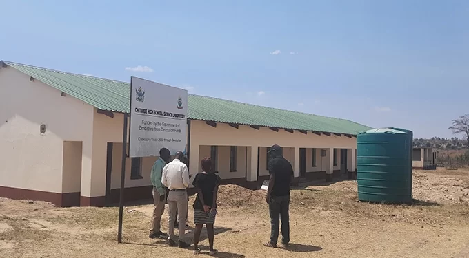Two science labs for Mash East school