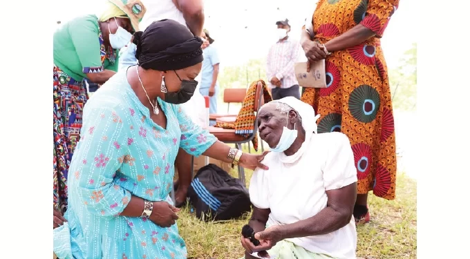 First Lady advises men to get regular health checks . . . deplores domestic violence, drug abuse