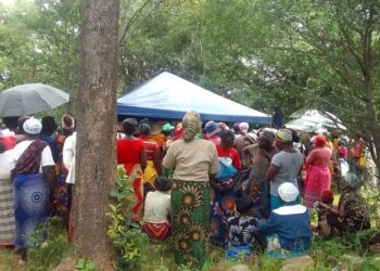 State assisted funeral for ruling party returnee