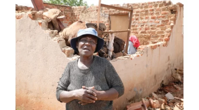 Villagers stranded as storm destroys homes, crops