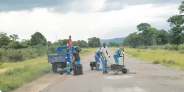 Coal processing company rehabilitates Hwange road