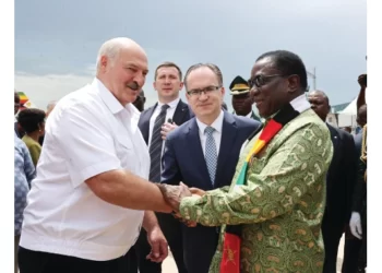 President Lukashenko charmed by Vic Falls