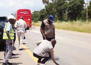 Engineers working on Beatrice accident zone