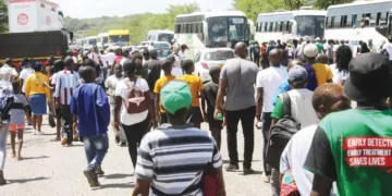 Youths brave heat, turn Lupane into sea of rainbow colours