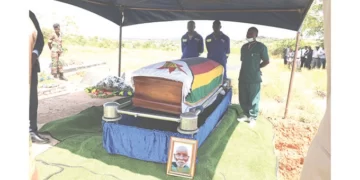 Pioneer liberation fighter Sharpshoot laid to rest
