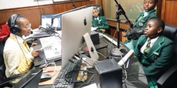 Children celebrate broadcasting day