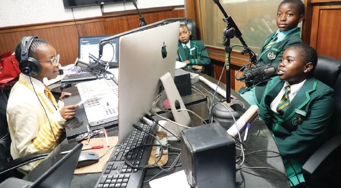 Children celebrate broadcasting day