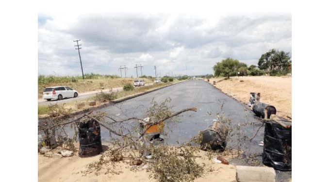 Luveve Road rehabilitation grinds to a halt