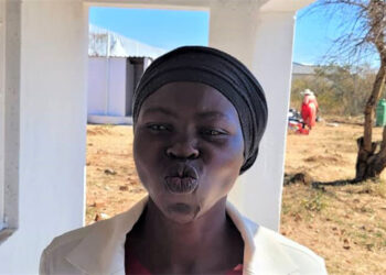 Hope Fountain widow says goodbye to thatched hut living