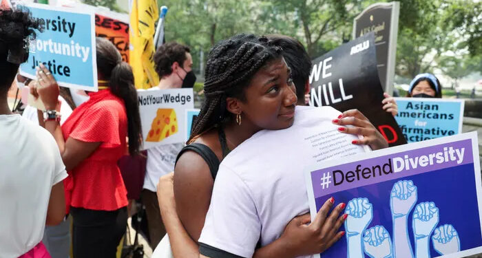 US supreme court rules against affirmative action in Harvard and UNC cases