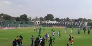 Caps fans invade pitch, match abandoned